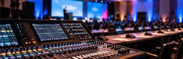 Audio režija i miks pult za konferencijsko ozvučenje